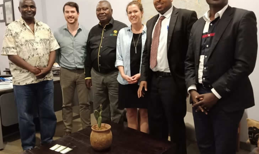 With Rwanda Trading Company MD, Mr. Clay Parker and his team